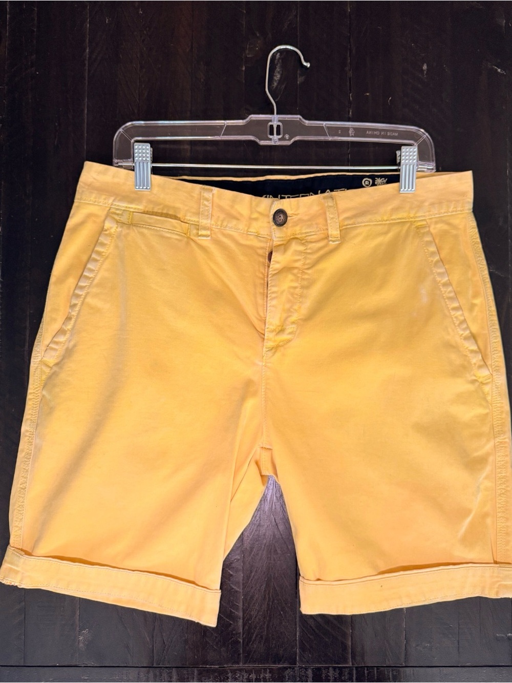 Superdry Men's Mustard Yellow Chino Shorts
